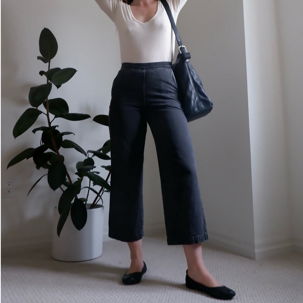 Rachel Comey Cropped Wide Leg Jeans